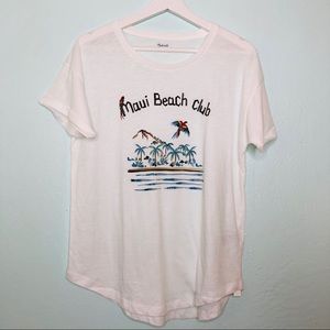 NWT Madewell Maui Beach Club Hawaii graphic tee